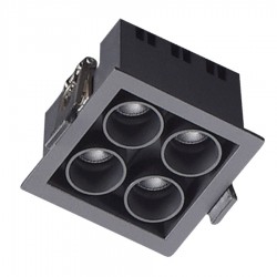 Foco LED Kardan cuadrado 77x77mm WAS 10W UGR10